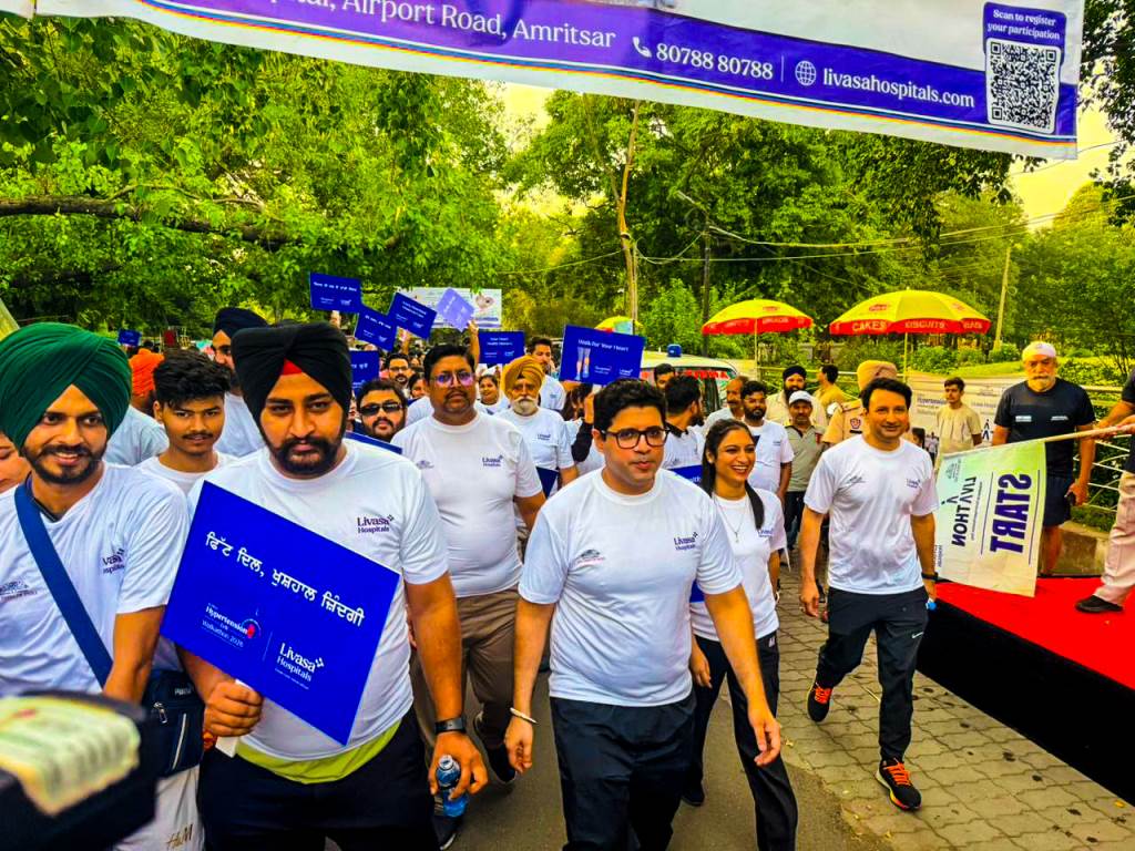 800 People Participate in Walkathon on World Hypertension Day
